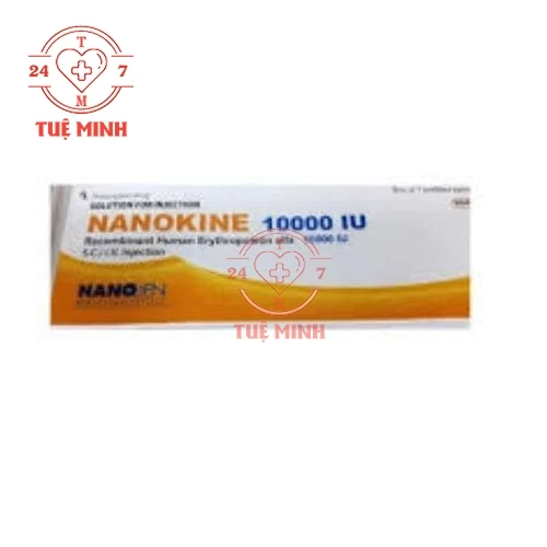 Nanokine 10000IU Nanogen - Thuốc điều trị thiếu máu